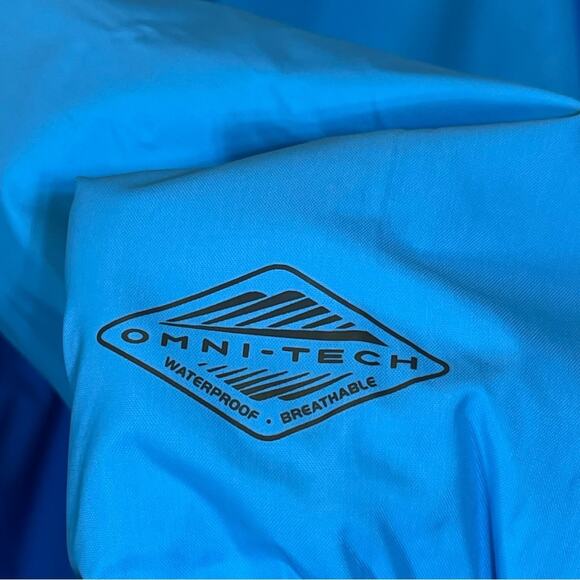 Columbia Blue Windbreaker Rain Jacket, Size Small. In excellent condition! - Picture 5 of 6